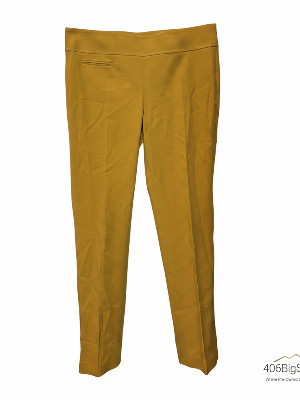 LOFT Mustard Straight-Leg Ponte Pants
